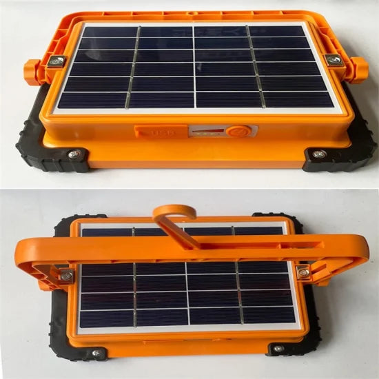 200Watt and 400 Watt and 600Watt Solar  LED Light with 15000 And 25000MAH Solar Power Bank , 4 Modes, Waterproof Portable Solar Power Outdoor Working Light