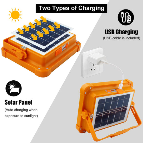 200Watt and 400 Watt and 600Watt Solar  LED Light with 15000 And 25000MAH Solar Power Bank , 4 Modes, Waterproof Portable Solar Power Outdoor Working Light