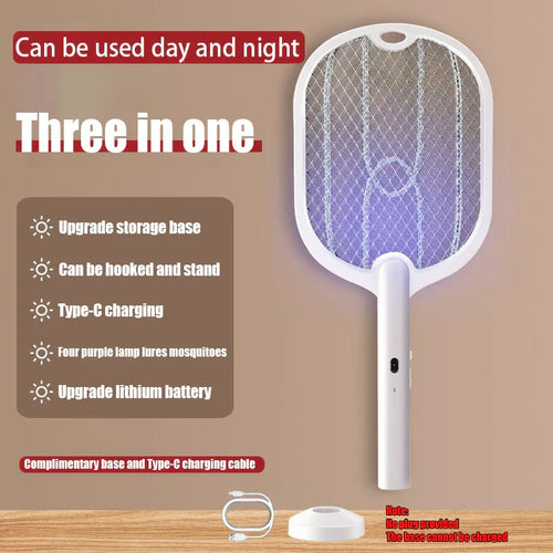3 IN 1 LED MOSQUITO KILLER RACKET