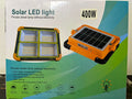200Watt and 400 Watt and 600Watt Solar  LED Light with 15000 And 25000MAH Solar Power Bank , 4 Modes, Waterproof Portable Solar Power Outdoor Working Light
