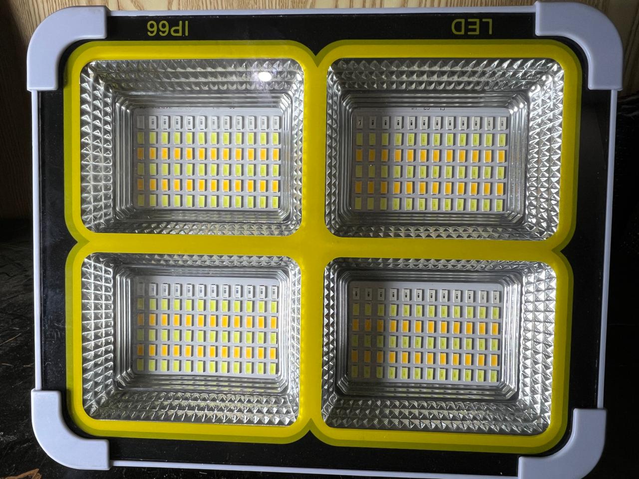 800Watt Solar LED Light with 50000MAH Solar Power Bank , 4 Modes, Waterproof, Portable Solar Power Outdoor Working Light