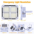800Watt Solar LED Light with 50000MAH Solar Power Bank , 4 Modes, Waterproof, Portable Solar Power Outdoor Working Light
